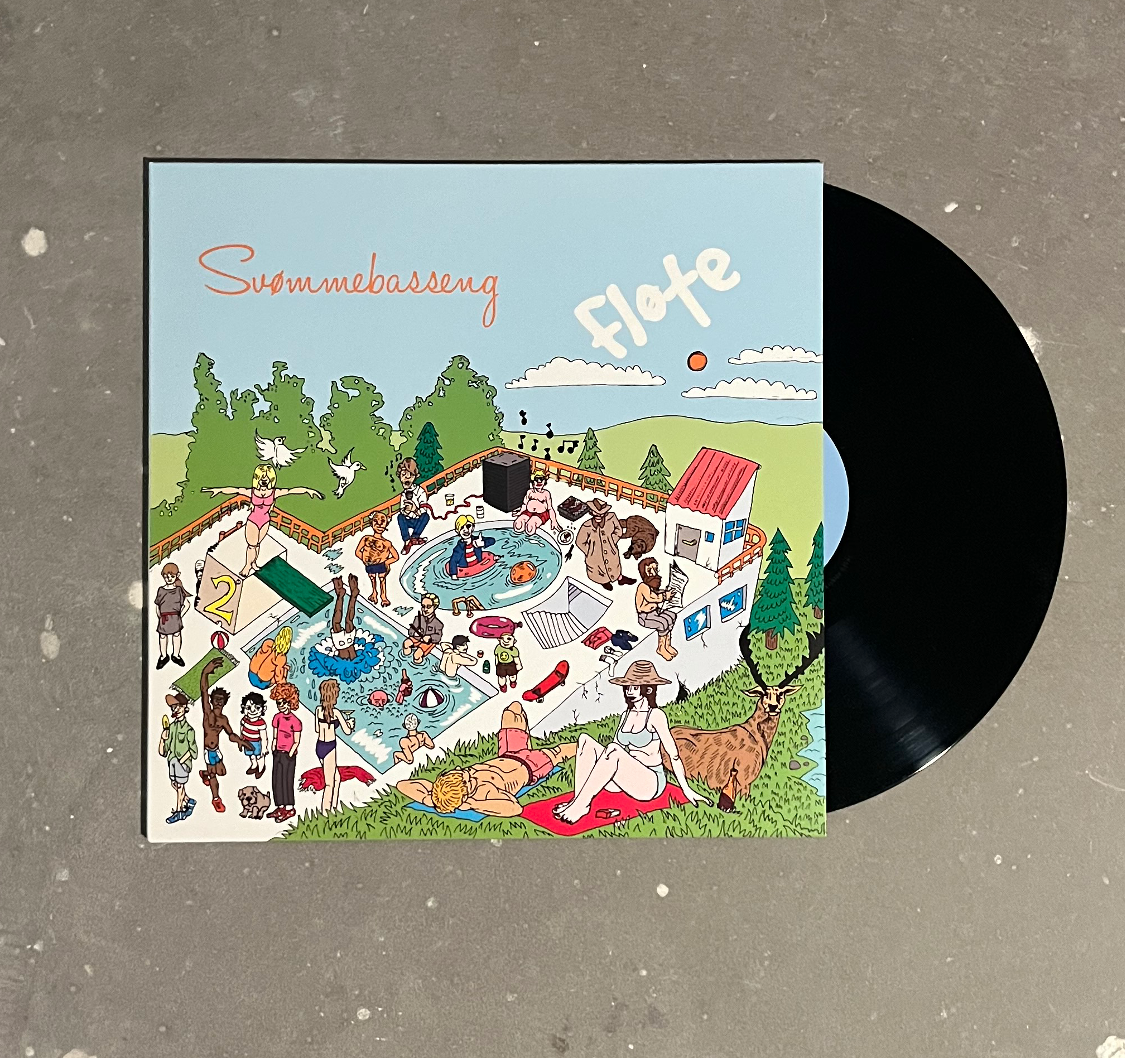 Vinyl - Fløte (ØDELAGTE COVER)